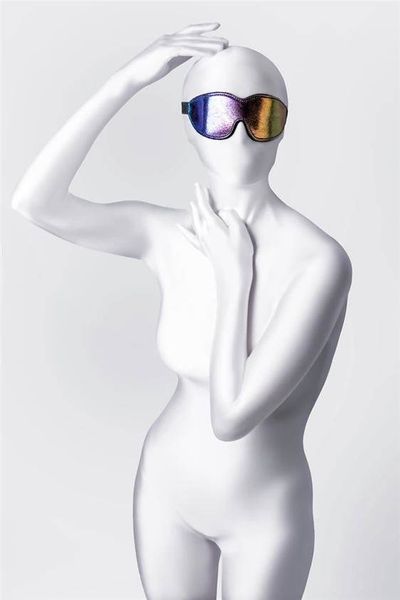 Holo Połyskująca Maska Na Oczy - Anonymo Blindfold No 0201 zdjęcie 2