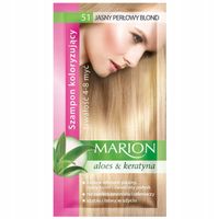 MARION SZAMPON KOLORYZUJĄCY 4-8 MYĆ 51 JASNY PERŁOWY BLOND SASZETKA 40 ML