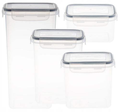 POJEMNIK SŁOIK PLASTIKOWY NA MAKARON KASZE PUDEŁKA NA ŻYWNOŚĆ 15 szt na Arena.pl