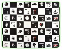 NAJGRUBSZA MATA PIANKOWA EDUKACYJNA ALFABET PL GRUBA 150X180X1,5CM ZWIJANA