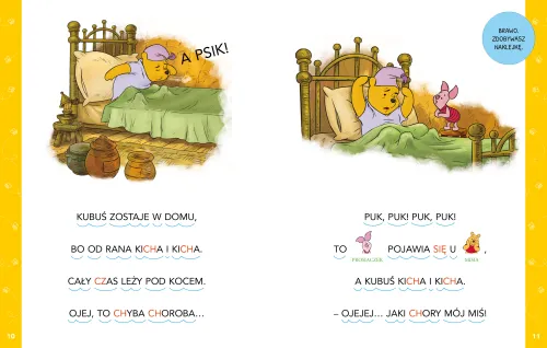 1, 2, 3, Czytasz Ty! Poziom 1. Kubuś I Przyjaciele. Czuła Kuracja. Disney na Arena.pl