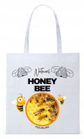 Dla Pszczelarza Na Prezent Torba Eco Biała Shopper Z Nadrukiem Ze Zdjęciem