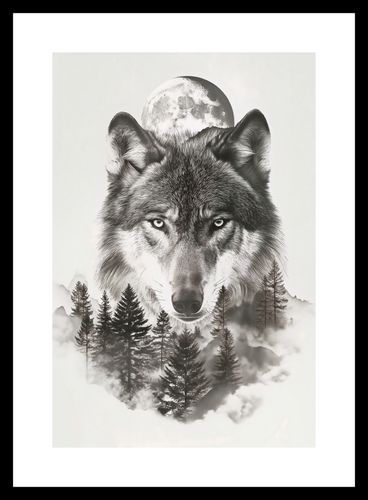 Plakat 20x30cm Wilczy Duch Lasu na Arena.pl