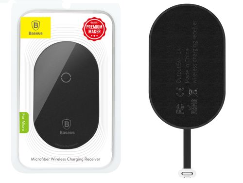 Adapter QI odbiornik cewka micro USB Baseus na Arena.pl