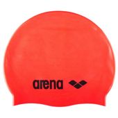 CZEPEK SILIKONOWY ARENA CLASSIC SILICONE FLUO RED BLACK