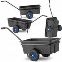 Wózek OGRODOWY transportowy dwukołowy taczka kalfas kastra na kastre