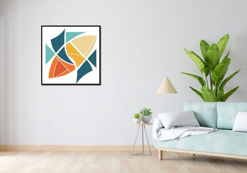 Plakat 80x80cm Geometria Wiatru na Arena.pl