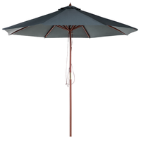 Parasol ogrodowy ø 270 cm szary TOSCANA