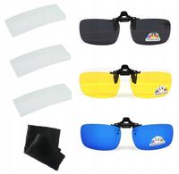 NAKŁADKI PRZECIWSŁONECZNE POLARYZACYJNE OKULARY 3X