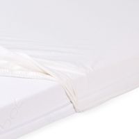 Prześcieradło 80x160 Bamboo Pan Materac Young BIAŁE nieprzemakalne