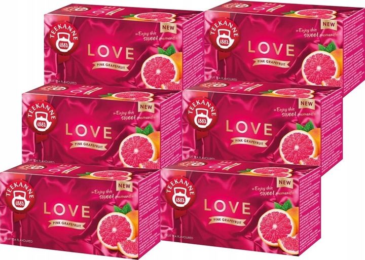 (x6) TEEKANNE Herbata Love Grapefruit 20tb zdjęcie 1