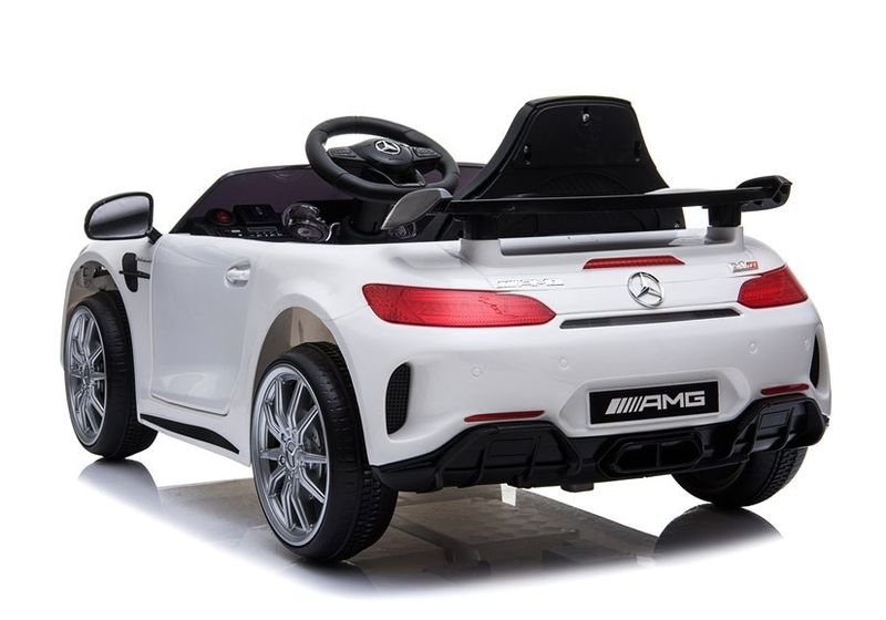 Auto na Akumulator Mercedes GTR Biały zdjęcie 4
