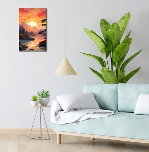 Obraz 30x50cm Złoty Zachód zdjęcie 2