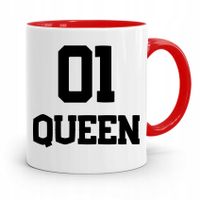 Kubek Czerwony Prezent Dla Córki Córeczki 01 Queen Z Nadrukiem Ze Zdjęciem