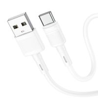 Kabel USB A do USB C Hoco 3A 1 m X83 biały
