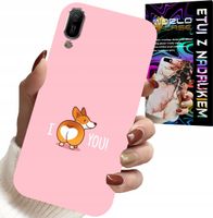 ETUI DO HUAWEI Y6 2019 - ŚMIESZNE WZORY I LOVE YOU PIESEK OBUDOWA