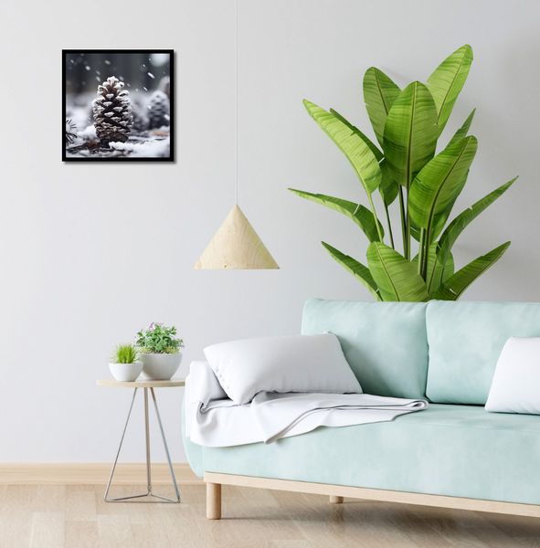 Plakat 40x40cm Zimowy Spokój zdjęcie 4