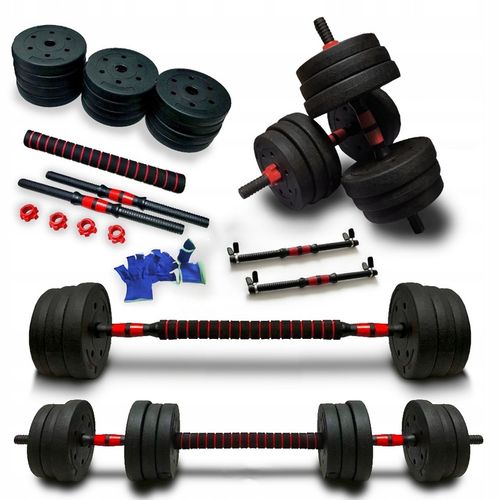 Hantle regulowane 2x10 kg zestaw 20kg z łącznikiem GRATIS rękawiczki na Arena.pl