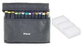 Markery dwustronne alkoholowe w etui 80 + baza