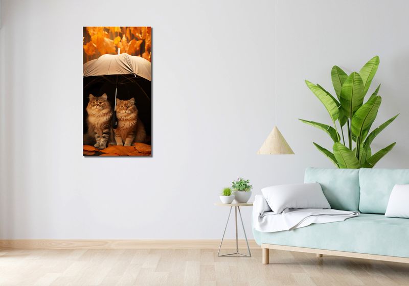 Obraz 50x100cm Jesienny Koci Schron zdjęcie 2