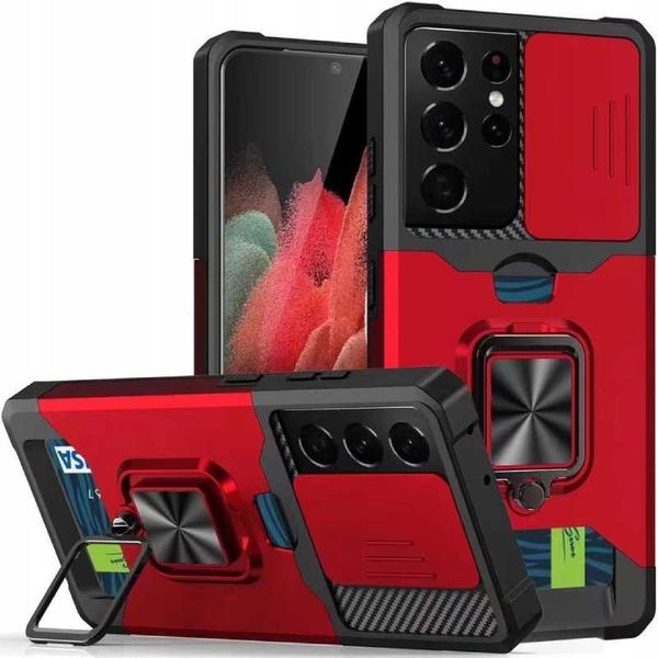 Spacecase Task Galaxy S21 Ultra Czerwony zdjęcie 3