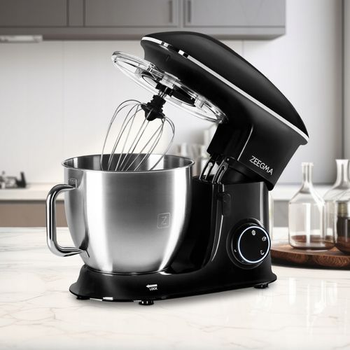 ROBOT KUCHENNY PLANETARNY MIKSER 6,5L 2200W AKCESORIA Duża Misa Czarny na Arena.pl