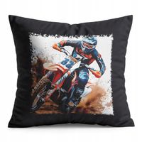 PODUSZKA CZARNA PREZENT - MOTOR MOTOCYKL MOTOCROSS