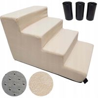 SCHODY schodki dla psa 4 STOPNIE 40 cm STABILNE rampa podest