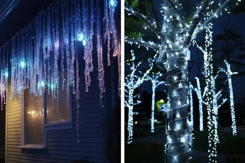 WĄŻ LED ŚWIETLNY ZEWNĘTRZNY TAŚMA ŁAŃCUCH LAMPKI ZIMNE FLASH IP67 230V 50m na Arena.pl