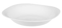 Talerz obiadowy głęboki na zupę biały QUADRO 23 cm kwadratowy