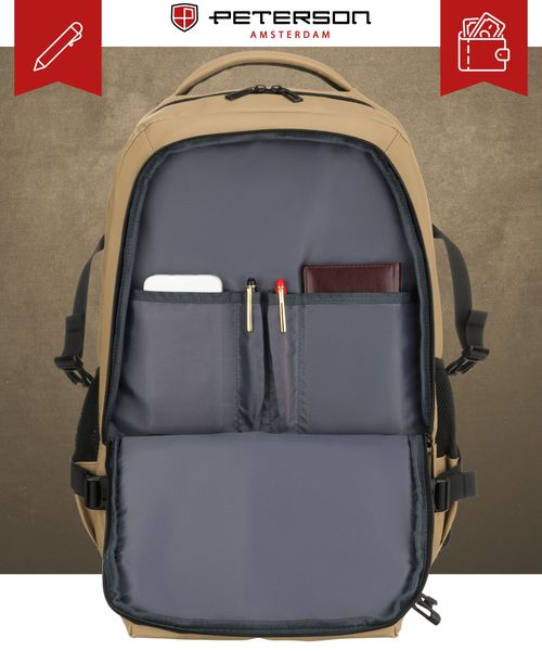 plecak ptn hy242-7055 khaki zdjęcie 5