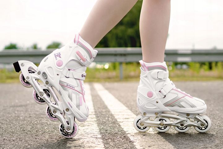 Rolki Regulowane RAVEN Pulse White/Pink 37-40 zdjęcie 6