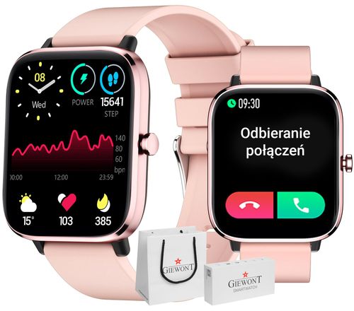 smartwatch giewont różowy gw230-1 na Arena.pl