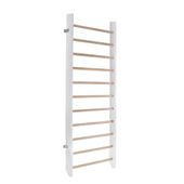 drabinka gimnastyczna klasyczna biała - drewno 220x80 cm