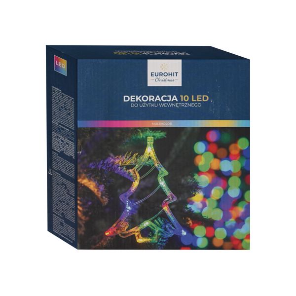 LAMPKI 10 LED NA BATERIE MULTICOLOR CHOINKA zdjęcie 3