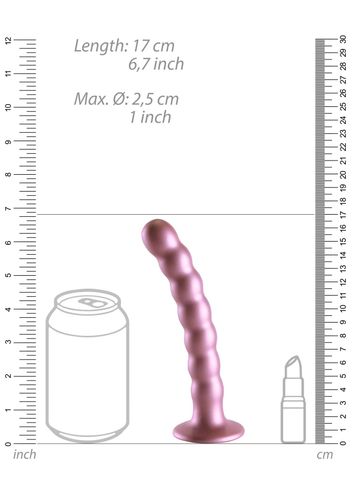 Beaded Silicone G-Spot Dildo - 6,5'' / 16,5 cm na Arena.pl