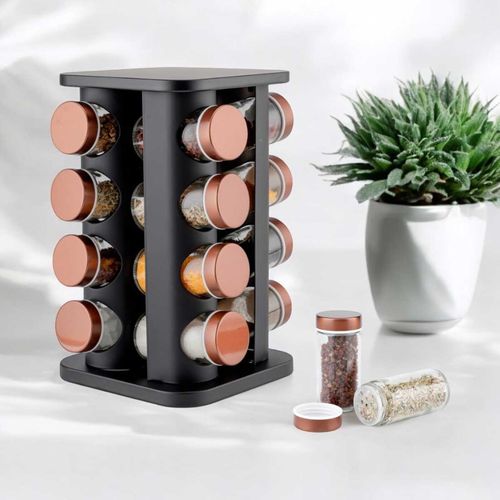 stojak obrotowy na przyprawy 16 pojemników e-8256 na Arena.pl