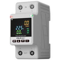Qoltec Licznik Energii WiFi DIN35 z TUYA Smart Control