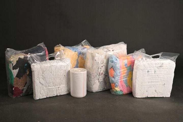 CZYŚCIWO BAWEŁNIANE PRZEMYSŁOWE BIAŁE CIĘTE BEZPYŁOWE POŚCIEL zdjęcie 3