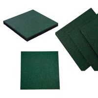 płyta gumowa na plac zabaw 50x50x2.5 cm - zielony