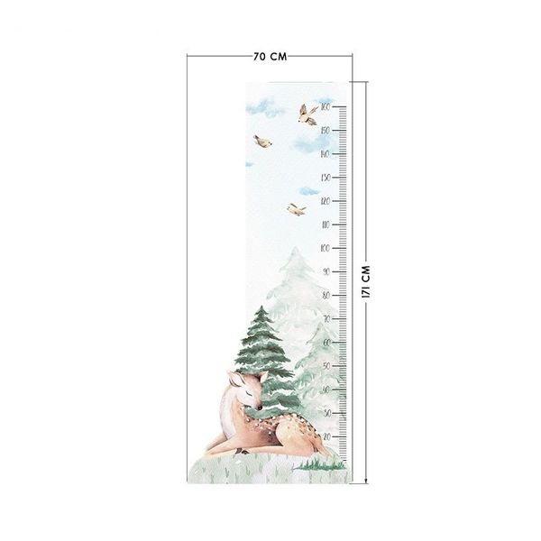 Naklejka Miarka Wzrostu Jeleń DK312 zdjęcie 2