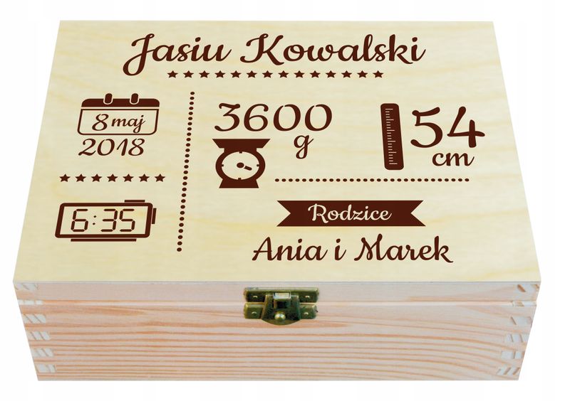 CUDOWNE PUDEŁKO WSPOMNIEŃ PREZENT CHRZEST ROCZEK zdjęcie 1