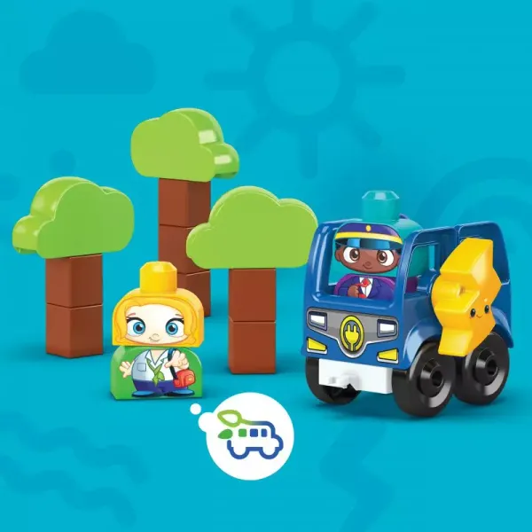 Mega Bloks Green Town. HDX90 Ekoautobus, 36 elementów zdjęcie 4