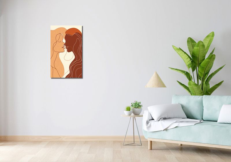 Obraz 40x70cm Zmysłowość Syntez zdjęcie 2