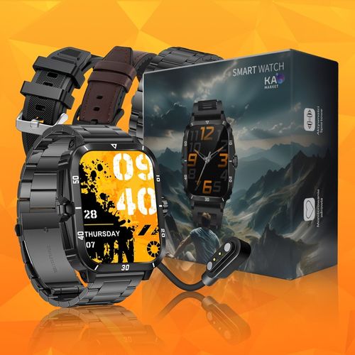 Smartwatch Zegarek Męski Wodooporny PL Menu Rozmowy Smart Watch 3 Paski na Arena.pl