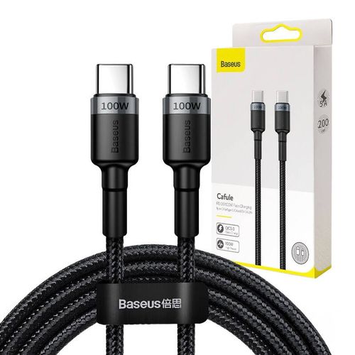 kabel usb-c do usb-c baseus cafule, qc 3.0, pd 2.0, 100w, 5a, 2m na Arena.pl