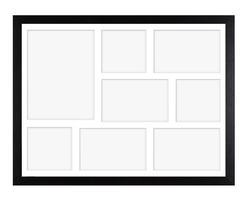 Ramka na 8 zdjęć Hekla 40x50x8 MDF galeria zdjęć czarny 1szt. na Arena.pl