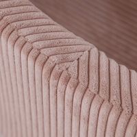 Suchy Basen bez piłek 90x30 dla Dzieci Różowy Sztruks Okrągły MISIOO