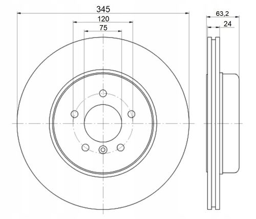 TARCZA HAM TYL 345X24 V MIKODA na Arena.pl