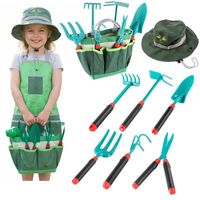 Narzędzia Ogrodowe dla Dzieci Zestaw Małego Ogrodnika Strój Torba